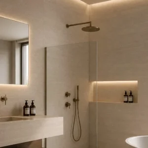 Minimalistisch interieur met Flushline integratie