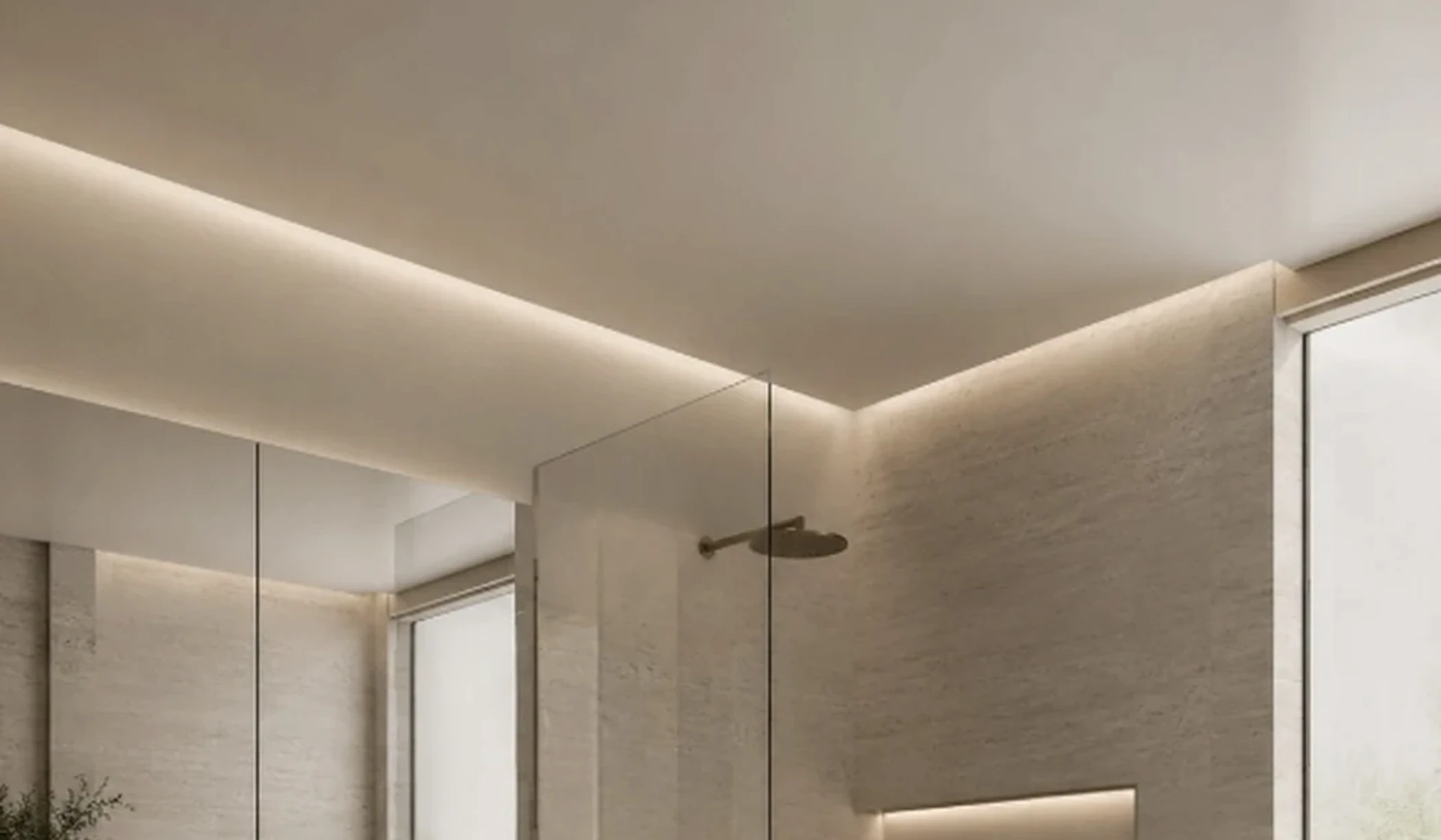 Flushline naadloos geïntegreerd in een rustig interieur