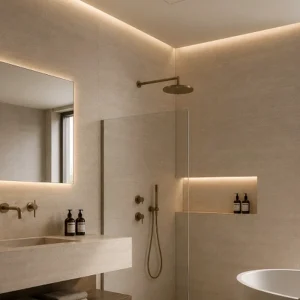 Flushline wandintegratie detail