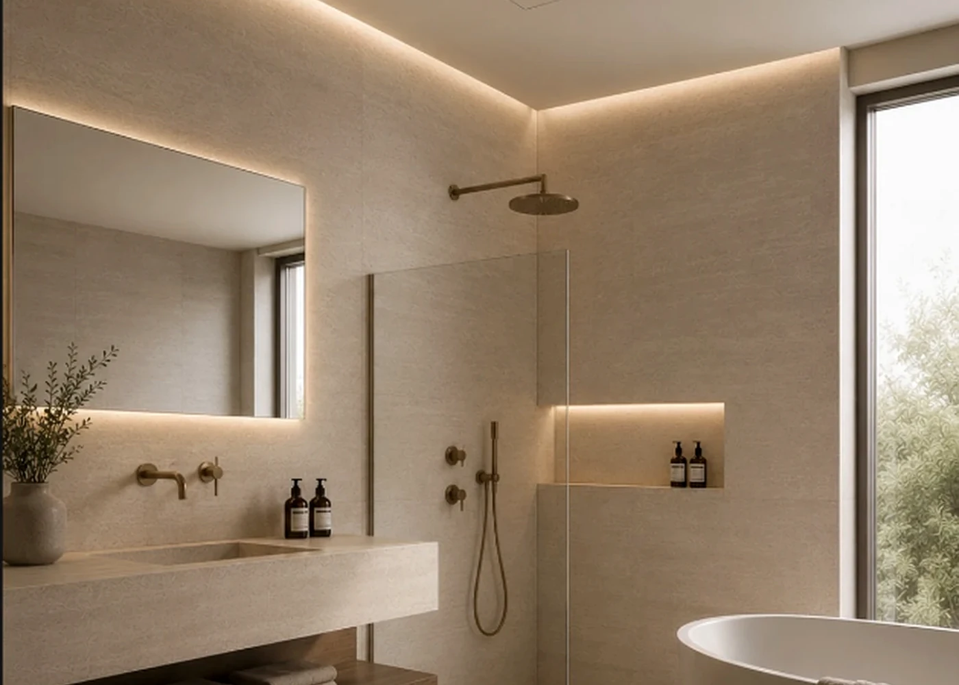 Flushline wandintegratie detail